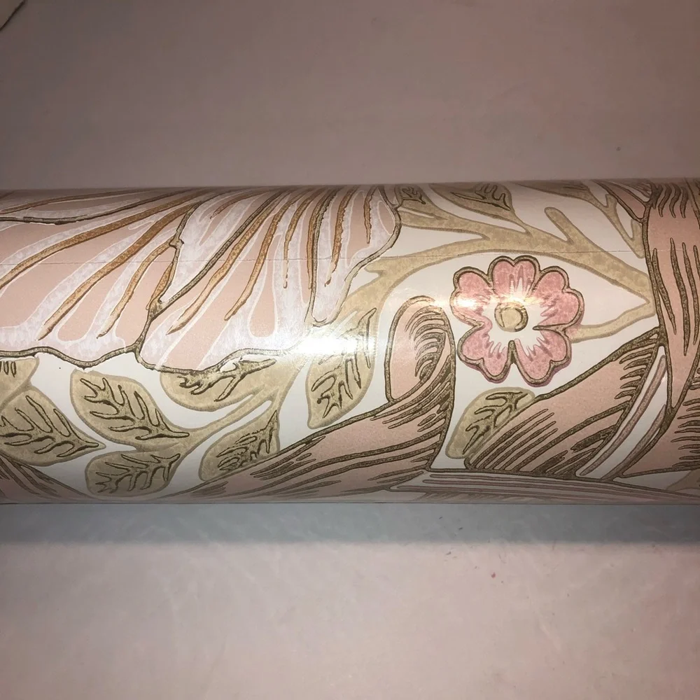 Anthropologie x Morris & Co. Pimpernel Floral Wallpaper Wall Art Mural in Sand